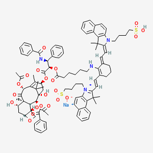 molecular formula C99H112N4NaO21S2+ B12378416 IR820-Ptx 