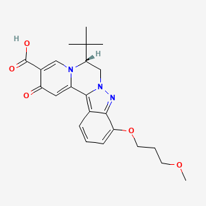 molecular formula C23H27N3O5 B12378469 Antiviral agent 38 