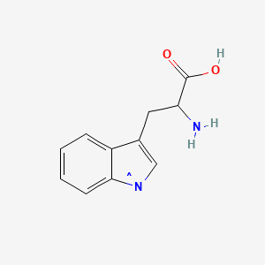 molecular formula C11H11N2O2 B1237849 Tryptophan radical 