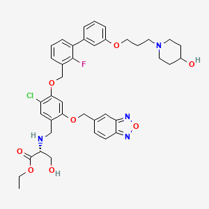 molecular formula C40H44ClFN4O8 B12378491 PD-L1-IN-5 