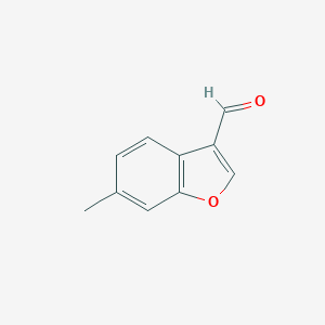 B123785 6-Methylbenzofuran-3-carbaldehyde CAS No. 143883-37-8