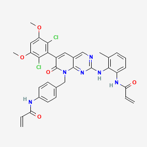 molecular formula C35H30Cl2N6O5 B12378507 Fgfr4-IN-16 