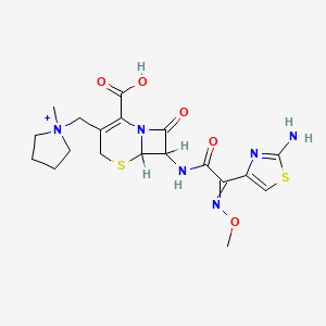 molecular formula C19H25N6O5S2+ B1237851 Cefepime-13C-d3 CAS No. 88376-58-3