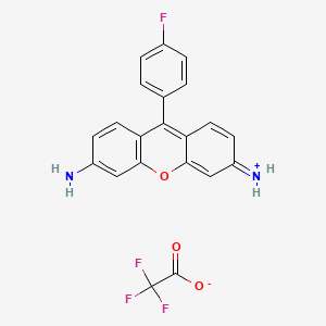 molecular formula C21H14F4N2O3 B12378529 Kyoto probe 1 