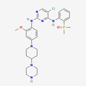 molecular formula C28H37ClN7O2P B12378538 Brigatinib C CAS No. 1197958-75-0