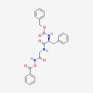 molecular formula C26H25N3O6 B12378544 Z-FG-NHO-Bz 