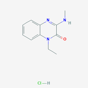 1-Ethyl-3-(methylamino)quinoxalin-2(1H)-one hydrochloride