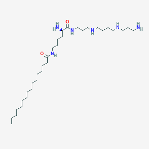 molecular formula C32H68N6O2 B12378565 C3Zum5A33F CAS No. 441022-64-6