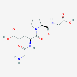 molecular formula C14H22N4O7 B12378566 Tetrapeptide-4 