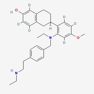 molecular formula C30H38N2O2 B12378590 Elacestrant-d6 