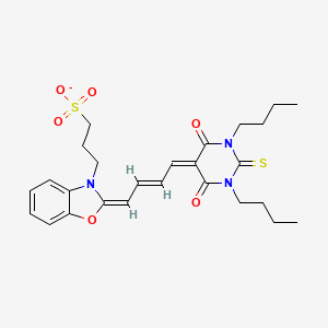 molecular formula C26H32N3O6S2- B1237860 Merocyanine 540 anion 