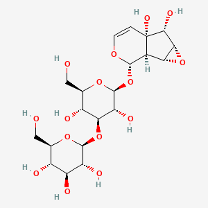 molecular formula C20H30O15 B1237861 3'-O-β-吡喃葡萄糖基-芪柏苷 