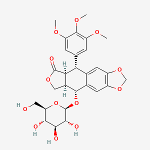 molecular formula C28H32O13 B12378619 Picropodophyllin-|A-D-glucoside 