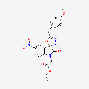 molecular formula C21H20N4O7 B12378626 Aldose reductase-IN-7 