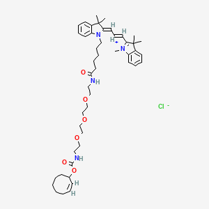 molecular formula C47H67ClN4O6 B12378641 Cy3-PEG3-TCO 