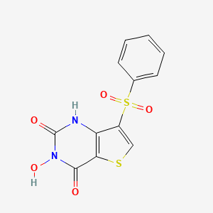 molecular formula C12H8N2O5S2 B12378660 Fen1-IN-6 