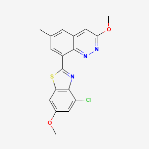 molecular formula C18H14ClN3O2S B12378663 PAR4 antagonist 5 