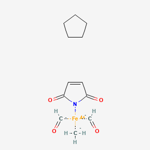 molecular formula C12H17FeNO4 B12378670 Anticancer agent 196 