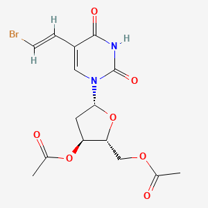 3',5'-Di-O-acetyl-5-(2-bromovinyl)-2'-deoxyuridine