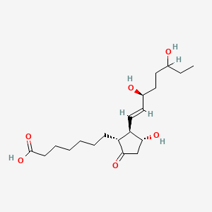 molecular formula C20H34O6 B1237871 18-Hydroxyprostaglandin E1 CAS No. 67355-92-4