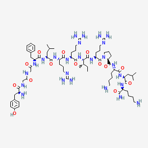 molecular formula C75H127N25O14 B12378724 Dynorphin A (1-13) amide 