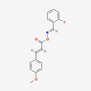 molecular formula C17H14FNO3 B12378733 Antifungal agent 90 