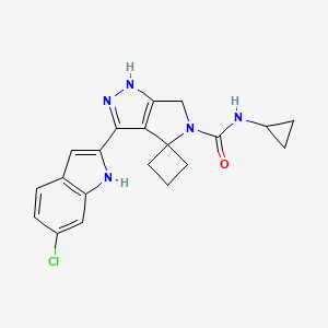 molecular formula C20H20ClN5O B12378734 Pip5K1C-IN-1 