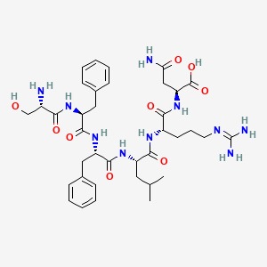 molecular formula C37H54N10O9 B12378741 PAR-1 (1-6) (mouse, rat) 