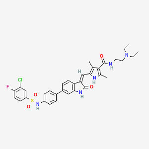 molecular formula C34H35ClFN5O4S B12378755 Mitochondrial respiration-IN-4 