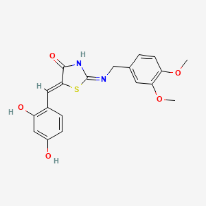 molecular formula C19H18N2O5S B12378758 Tyrosinase-IN-18 