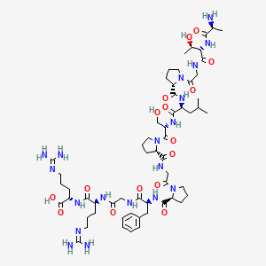 molecular formula C58H93N19O16 B12378777 ERKtide 