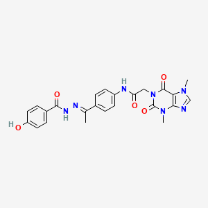 molecular formula C24H23N7O5 B12378780 Vegfr-2-IN-36 