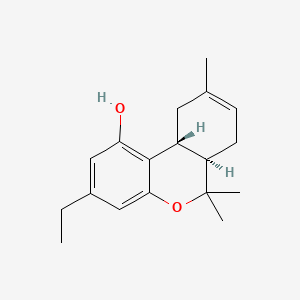 molecular formula C18H24O2 B1237882 Ethyl-delta-8-tetrahydrocannabinol CAS No. 51768-58-2