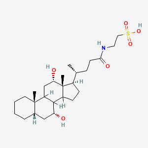 molecular formula C26H45NO6S B1237883 Tauro-7,12-dihydroxycholanic acid CAS No. 5571-91-5