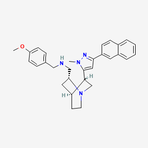 molecular formula C30H34N4O B12378835 TopBP1-IN-1 