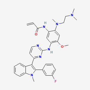 molecular formula C34H36FN7O2 B12378847 Egfr-IN-107 