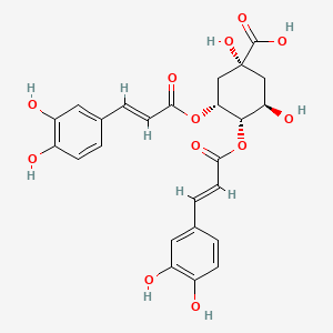 molecular formula C25H24O12 B1237887 4,5-二咖啡酰奎尼酸 CAS No. 89886-30-6