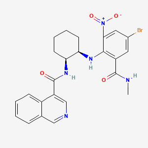 molecular formula C24H24BrN5O4 B12378890 Iscartrelvir CAS No. 2921711-74-0