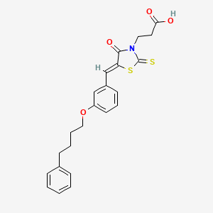 molecular formula C23H23NO4S2 B12378902 Ptp1B/akr1B1-IN-2 