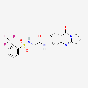 molecular formula C20H17F3N4O4S B12378904 AChE-IN-47 