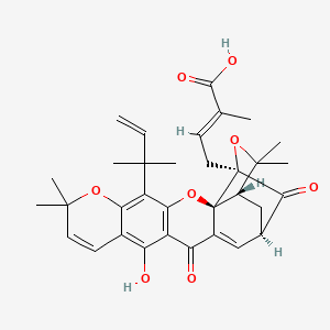 molecular formula C33H36O8 B12378909 Garcilatelic acid 