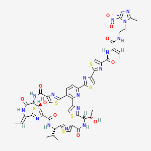 molecular formula C51H50N16O10S6 B12378912 Antibacterial agent 159 