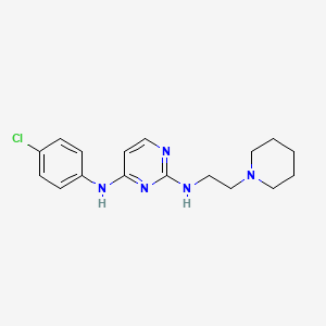 molecular formula C17H22ClN5 B12378934 AChE-IN-57 