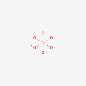 molecular formula O6Te-6 B1237894 正碲酸根(6-) 