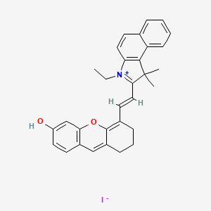 molecular formula C31H30INO2 B12378957 Near-IR fluorescent probe-1 