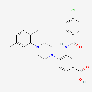 molecular formula C26H26ClN3O3 B12378970 Crm1-IN-3 