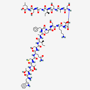 molecular formula C92H145N23O30S B12378978 H-Trp-Thr-Thr-Cys-Gln-Ser-Ile-Ala-Phe-Pro-Ser-Lys-Thr-Ser-Ala-Ser-Ile-Gly-Ser-Leu-OH 