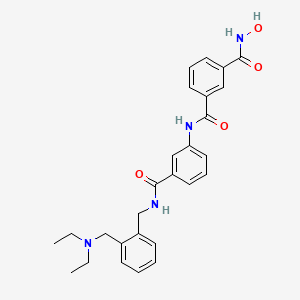 molecular formula C27H30N4O4 B12378986 BChE/HDAC6-IN-2 