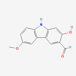 molecular formula C14H11NO3 B1237902 Lansine 