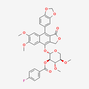 molecular formula C35H31FO12 B12379034 Ecdd-S16 